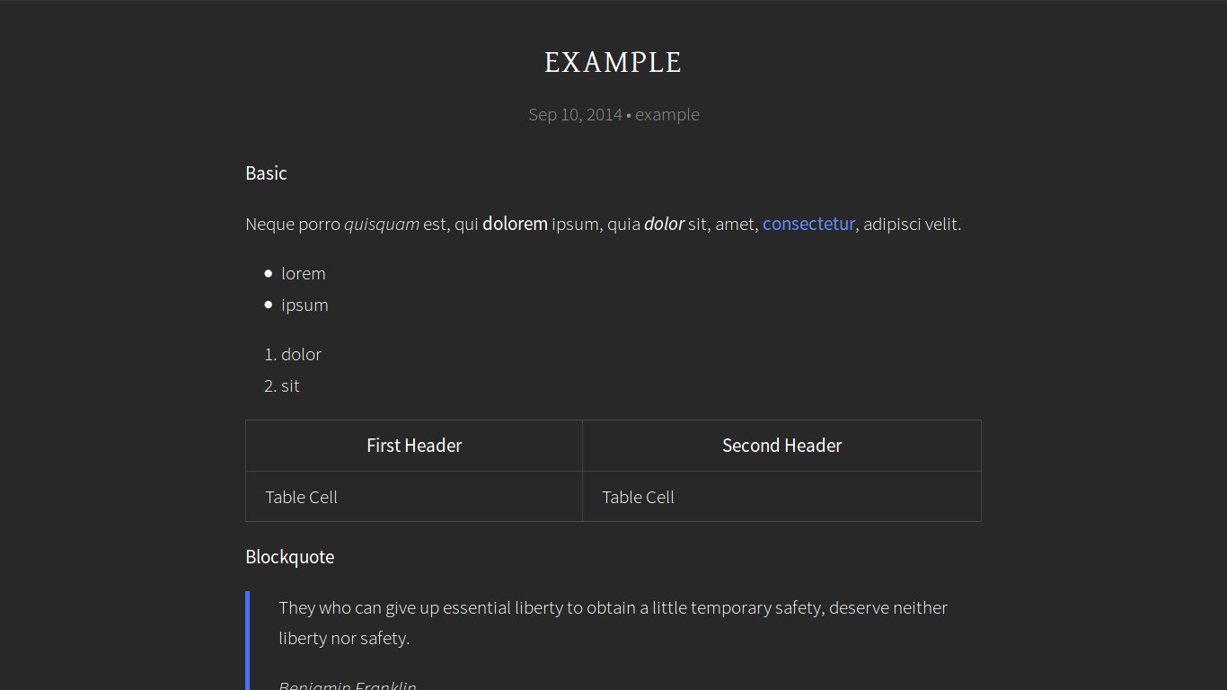 Contrast | ThemeJekyll - Jekyll themes gallery